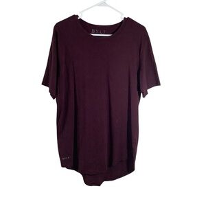 BYLT Men's Maroon Premium Basics T-Shirt